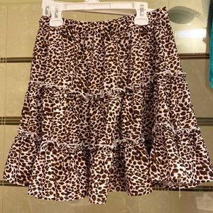 Cheetah print skirt (large)